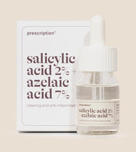 Afbeelding in Gallery-weergave laden, Prescription - salicylic acid 2% + azelaic acid 7%
